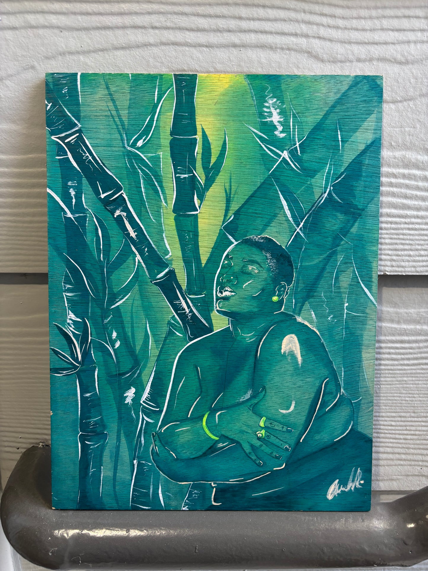 "Embodiment" Original Gouache Painting