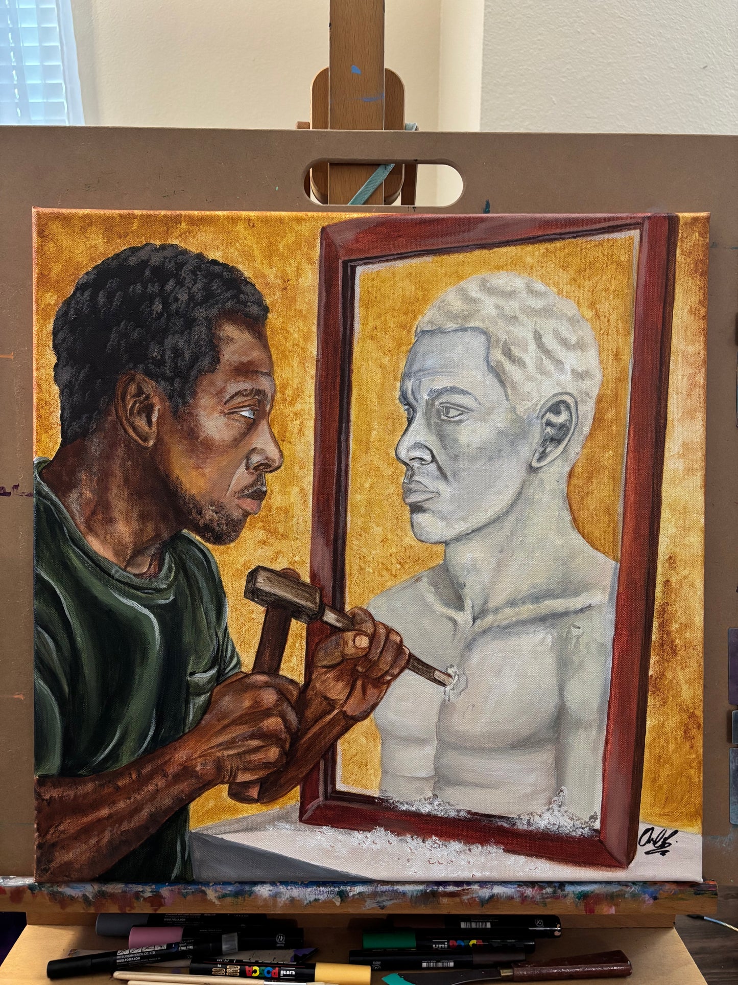 "Pursuit of Perfection" Original Acrylic Painting