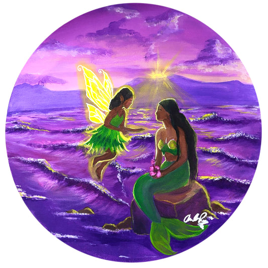 Whispers at Sunset Original Painting