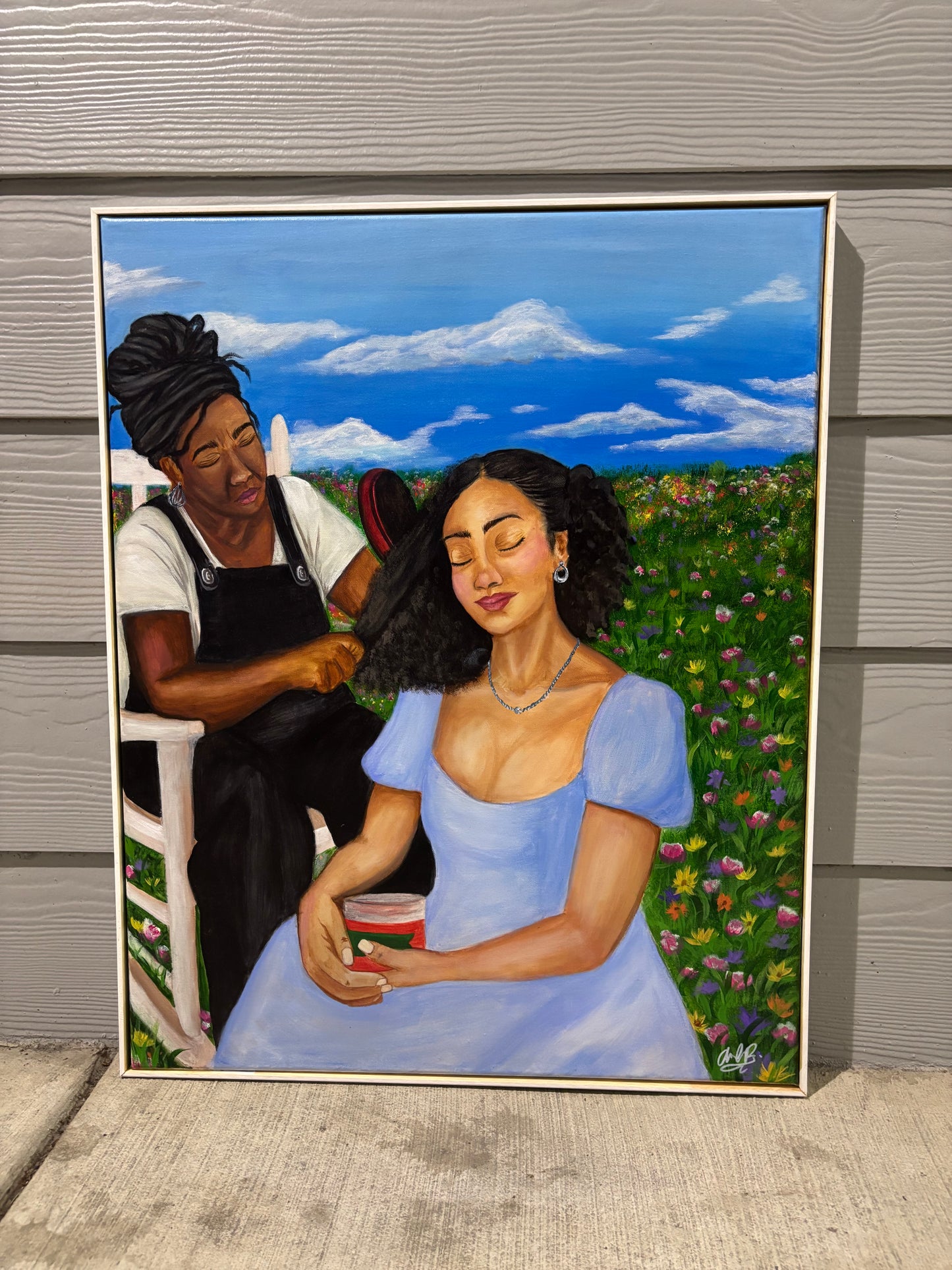 "Sunday Morning" Original Acrylic Painting