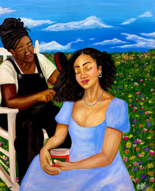 "Sunday Morning" Original Acrylic Painting