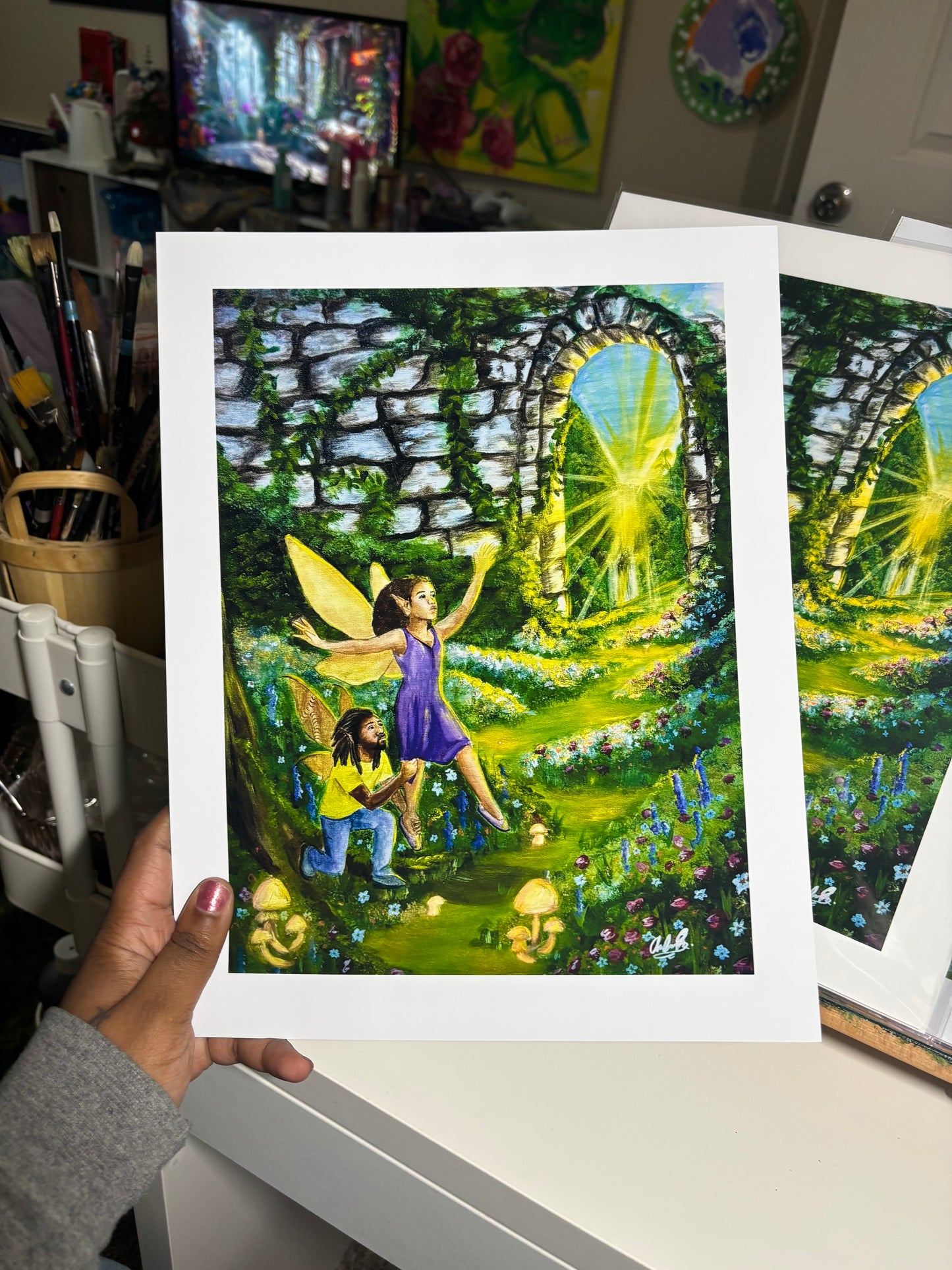 “Holding Me Back” Art Prints