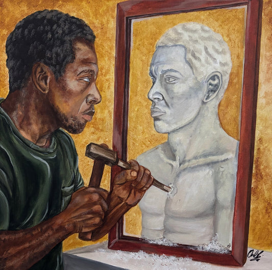 "Pursuit of Perfection" Original Acrylic Painting